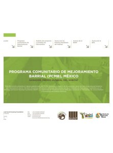 Informe PCMB: proyecto y jornadas de intercambio